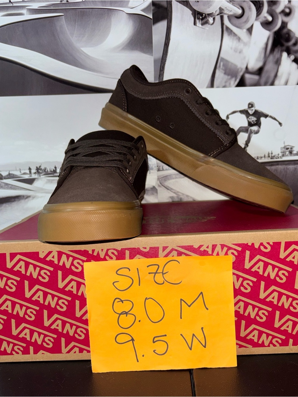 Vans Skate Chukka Low sz 8.0 Men’s 9.5 Women’s
